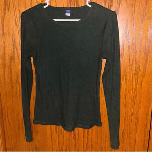 Old Navy Women's Dark Green Long Sleeve Top